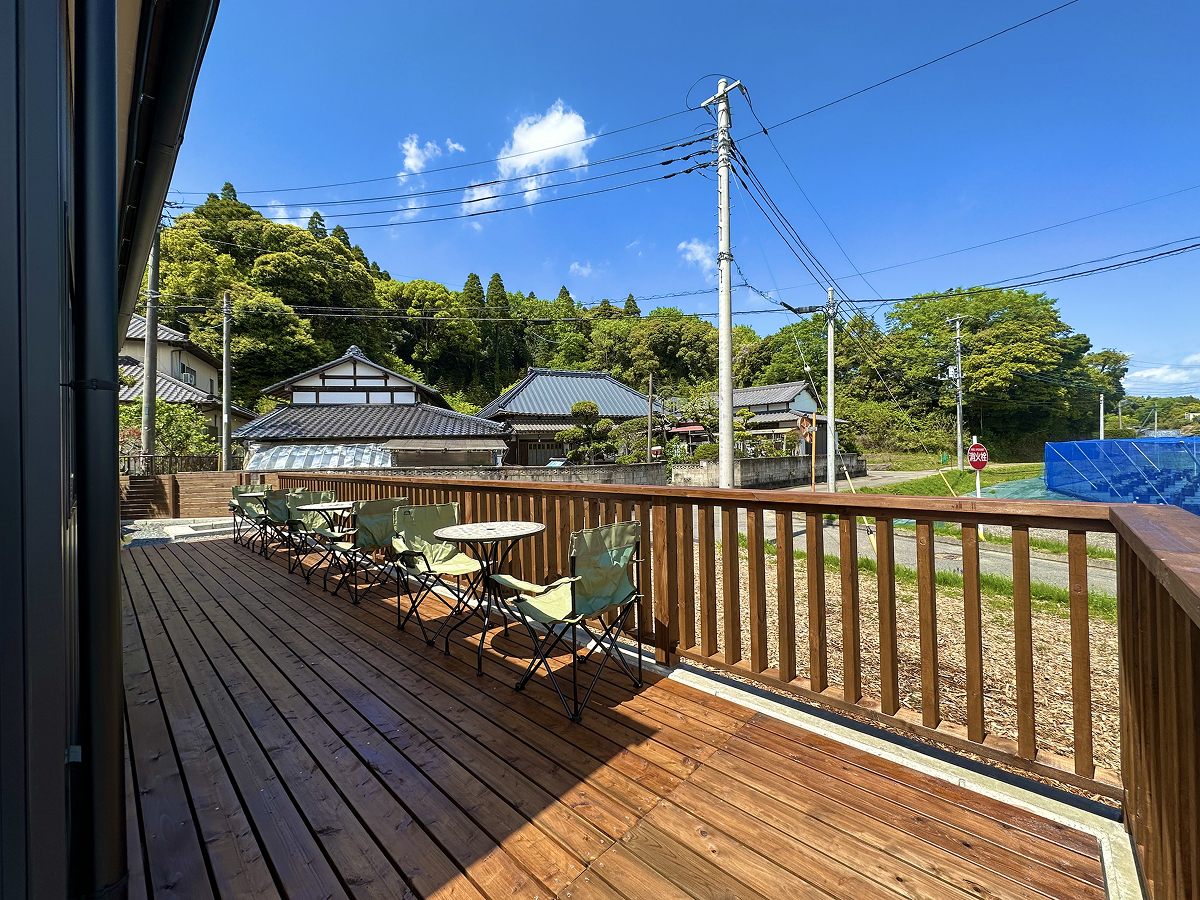 Café アニーの庭のテラス写真